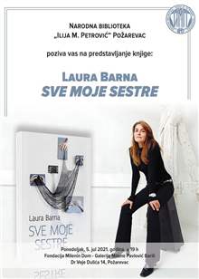 Predstavljanje romana „Sve moje sestre“, Laure Barne u Požarevcu