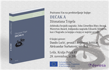 Promocija knjige „Dečak A” Džonatana Trigela